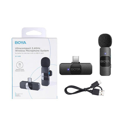 BOYA BY-V10 Ultracompact 2.4GHz Wireless Microphone System - DECIBEL JORDAN