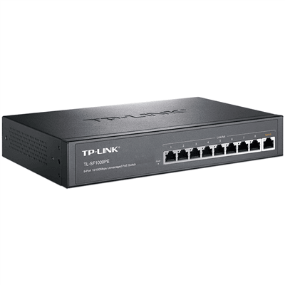 TL-SF1009PE TP-Link 9 Port 100M POE Switch RJ45 Network Switcher 125W Output Networking Hub Internet Splitter - DECIBEL JORDAN