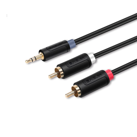 S313B 3.5mm TS to 2 RCA AUDIO CABLE