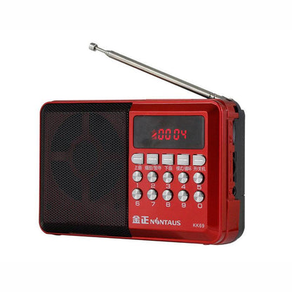 NONTAUS KK69 MINI PORTABLE FM RADIO TF CARD SPEAKER MP3 - DECIBEL JORDAN