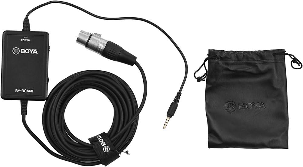 BOYA BY-BCA60 6M/20FT Ultra Long Microphone Cable XLR to 3.5mm TRRS Connector - DECIBEL JORDAN