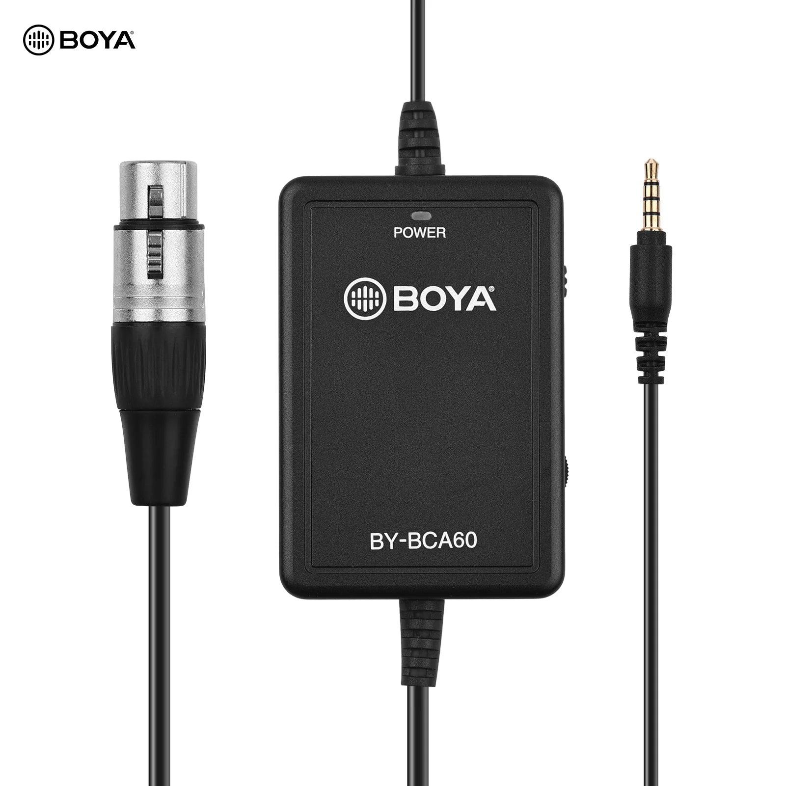 BOYA BY-BCA60 6M/20FT Ultra Long Microphone Cable XLR to 3.5mm TRRS Connector - DECIBEL JORDAN