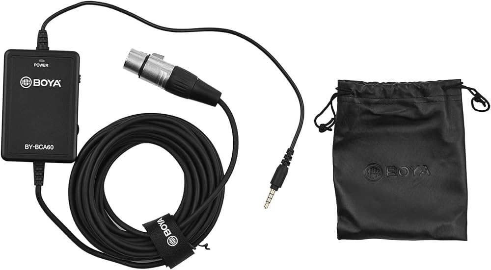 BOYA BY-BCA60 6M/20FT Ultra Long Microphone Cable XLR to 3.5mm TRRS Connector