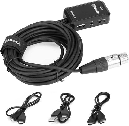 BY-BCA70 Audio Adapter for XLR Microphones to Mobile Devices - DECIBEL JORDAN