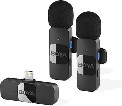 BOYA BY-V2 Ultracompact 2.4GHz Wireless Microphone System - DECIBEL JORDAN