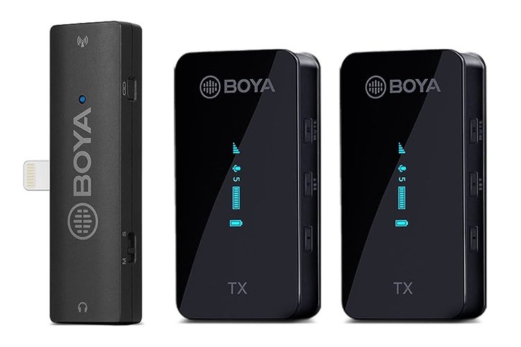 BOYA BY-XM6-S4 2.4GHz Dual-Channel Wireless Microphone System