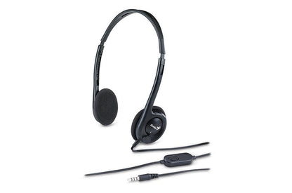 Genius Lightweight Headset For Laptop and Mobility Device, Black - HS-M200C - DECIBEL JORDAN