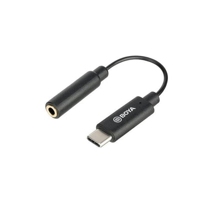 BY-K9 3.5mm TRRS Female to USB Type-C Male Adapter Cable (2.4") - DECIBEL JORDAN