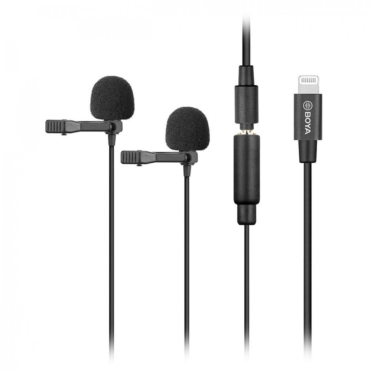 BY-M2D Digital Dual Lavalier Microphones for iOS devices