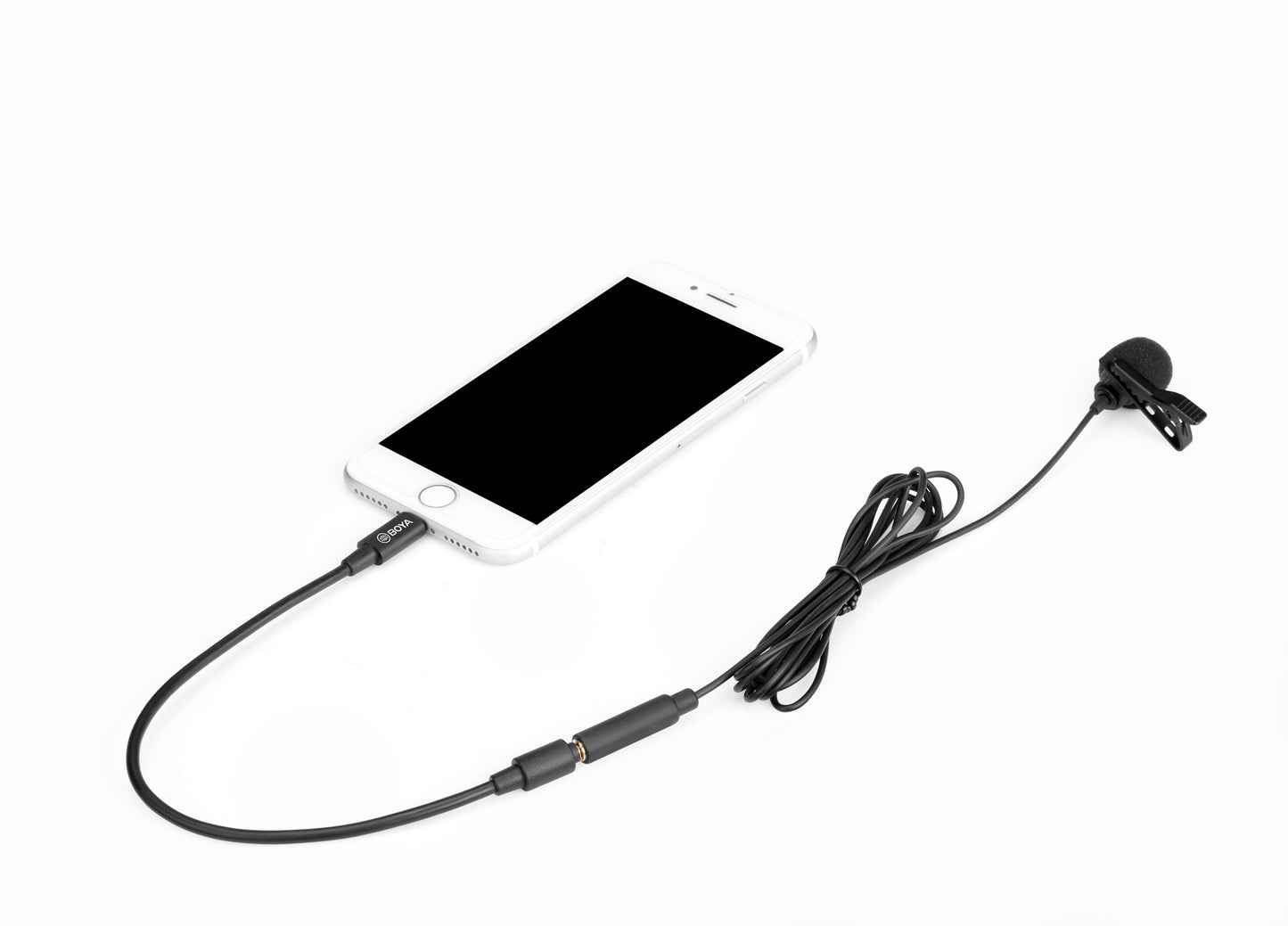 BY-M2 Clip-on Lavalier Microphone for iOS devices