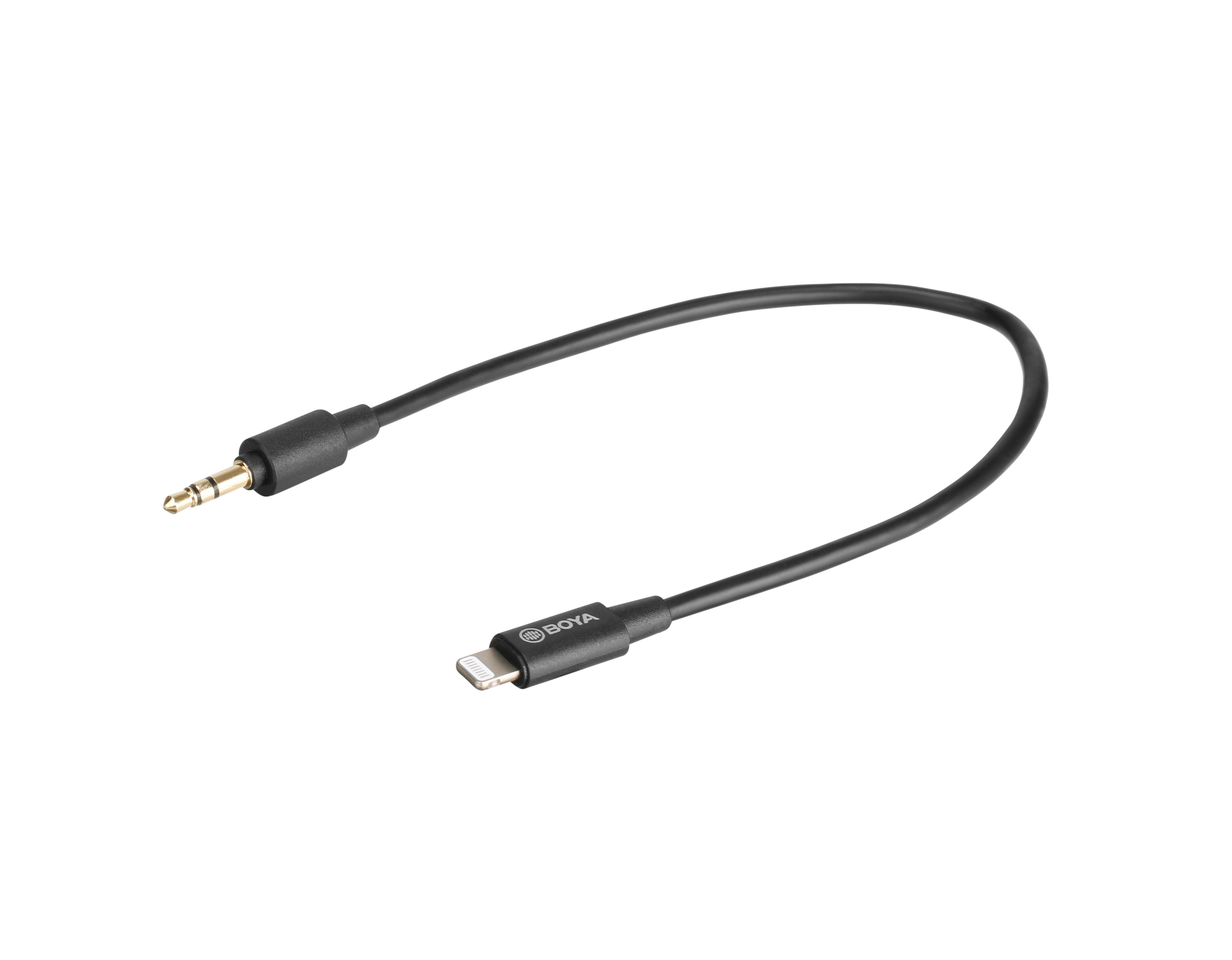 BY-K1 3.5mm TRS (Male) to Lightning (Male) Audio Adapter