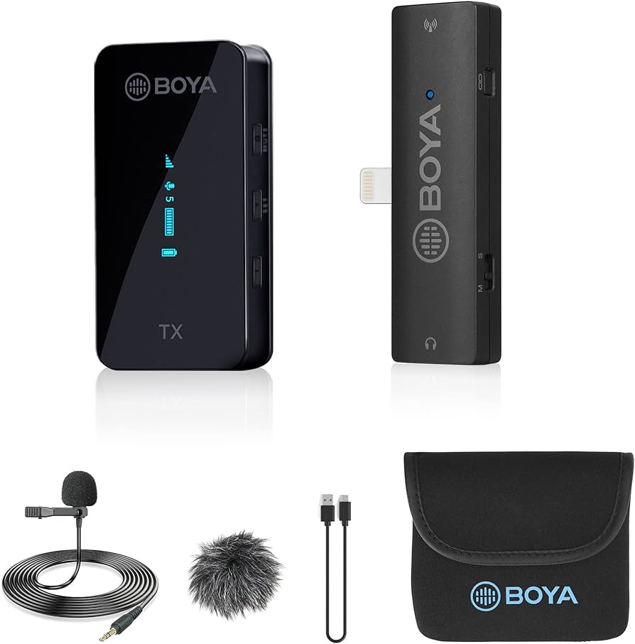 BOYA BY-XM6-S3 2.4GHz Dual-Channel Wireless Microphone System