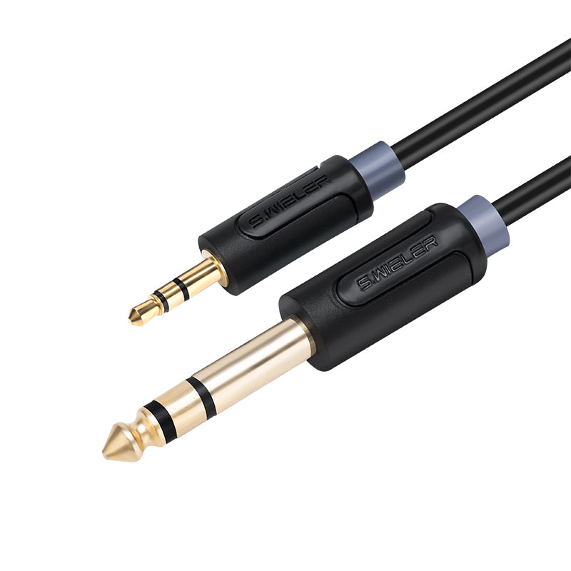 S614C 3.5mm TS to 6.35mm TS AUDIO CABLE