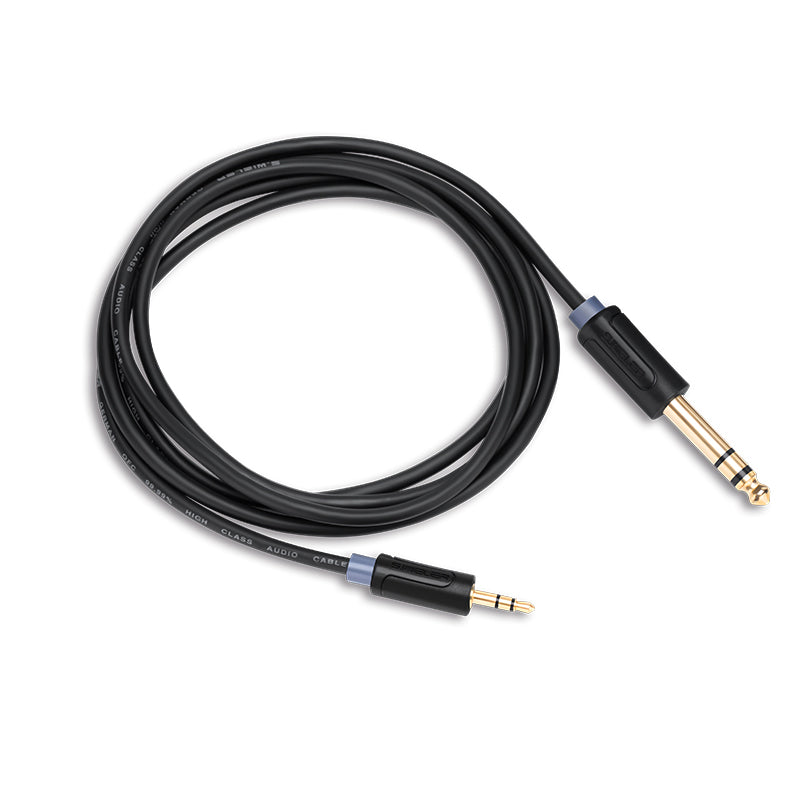 S614C 3.5mm TS to 6.35mm TS AUDIO CABLE