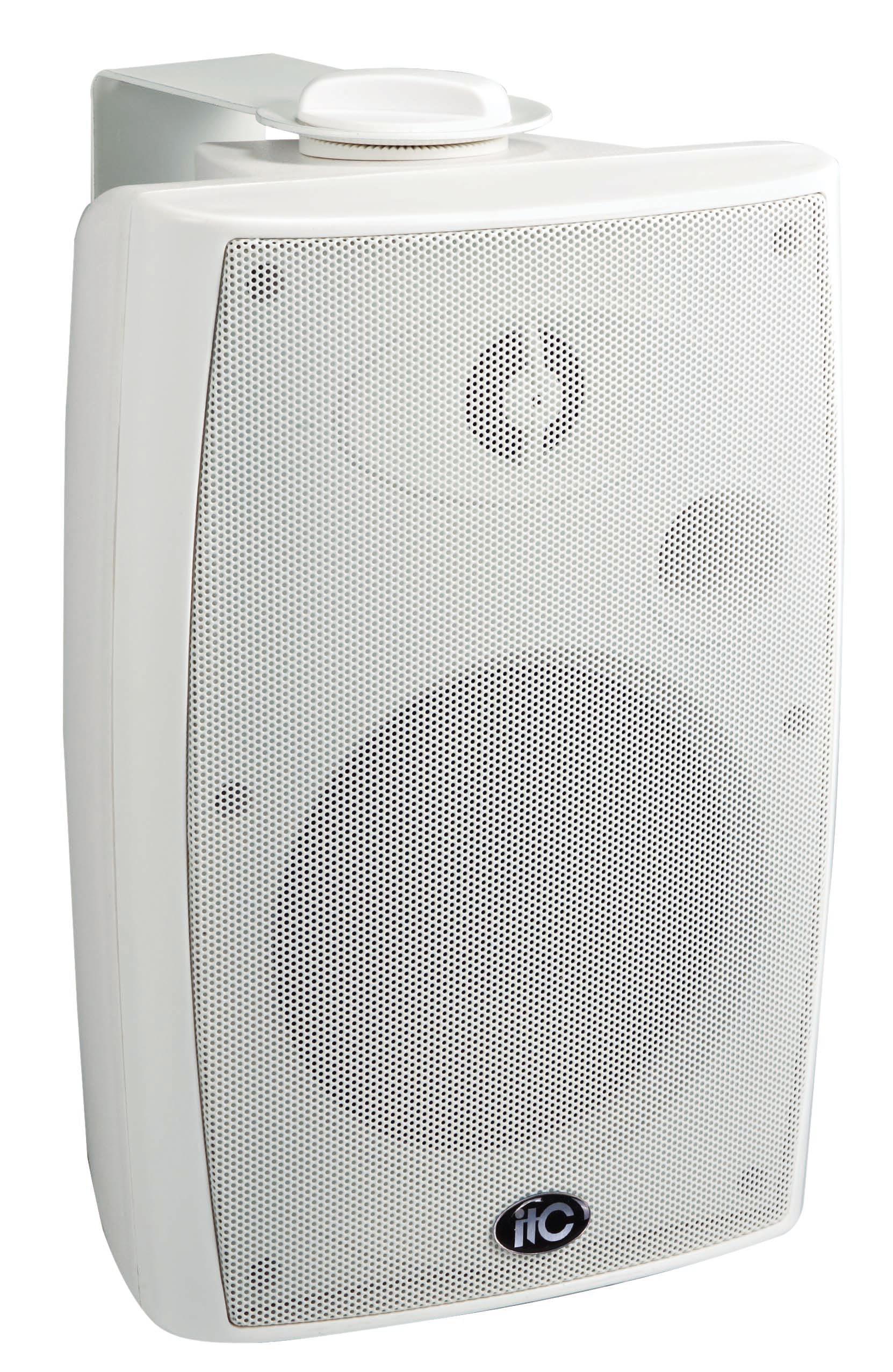 ITC T-776H/T-776HW White/Black 6" Wall Mount Speaker with power tap - DECIBEL JORDAN