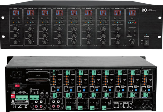 T-8000 8x8 Audio Matrix & Paging Controller