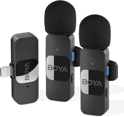 BOYA BY-V2 Ultracompact 2.4GHz Wireless Microphone System - DECIBEL JORDAN