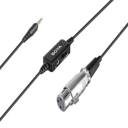 BY-BCA6 XLR to 3.5mm Plug Microphone Cable - DECIBEL JORDAN