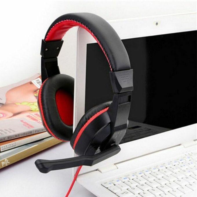 A3 Adjustable Gaming Headphones Stereo Noise-canceling Computer Headset Wired Headset With Mic Wired gaming headset - DECIBEL JORDAN